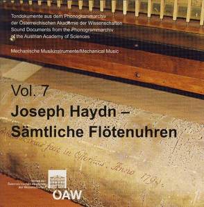 Joseph Haydn ‒ Sämtliche Flötenuhren von Kowar,  Helmut