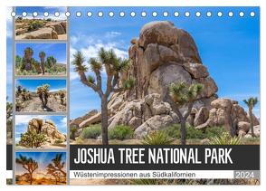 JOSHUA TREE NATIONAL PARK Wüstenimpressionen aus Südkalifornien (Tischkalender 2024 DIN A5 quer), CALVENDO Monatskalender von Viola,  Melanie