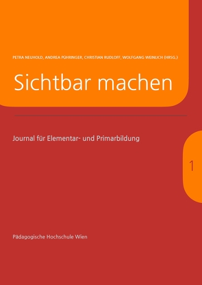 Journal für Elementar- und Primarbildung von Neuhold,  Petra, Pädagogische Hochschule, Pühringer,  Andrea, Rudloff,  Christian, Weinlich,  Wolfgang