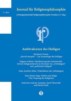 Journal für Religionsphilosophie Nr. 3 (2014) von Arbeitsgemeinschaft Religionsphilosophie Dresden e.V., Hausen,  Friedrich
