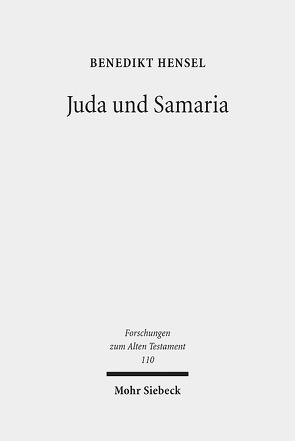 Juda und Samaria von Hensel,  Benedikt