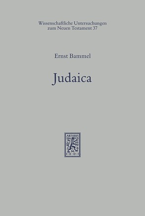 Judaica von Bammel,  Ernst