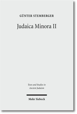 Judaica Minora von Stemberger,  Günter