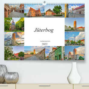 Jüterbog Impressionen (Premium, hochwertiger DIN A2 Wandkalender 2022, Kunstdruck in Hochglanz) von Meutzner,  Dirk