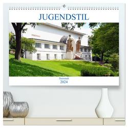 Jugendstil – Darmstadt (hochwertiger Premium Wandkalender 2024 DIN A2 quer), Kunstdruck in Hochglanz von Gerstner,  Wolfgang
