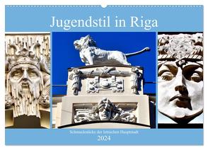 Jugendstil in Riga – Schmuckstücke der lettischen Hauptstadt (Wandkalender 2024 DIN A2 quer), CALVENDO Monatskalender von von Loewis of Menar,  Henning