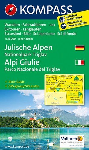 KOMPASS Wanderkarte Julische Alpen – Alpi Giulie von KOMPASS-Karten GmbH