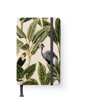 Jungle 10×15 cm – GreenLine Journal – 176 Seiten, Punktraster und blanko – Hardcover – gebunden