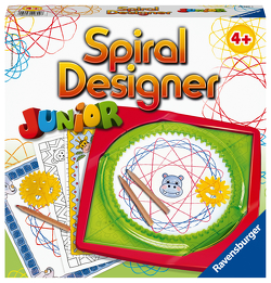 Ravensburger Spiral-Designer Girls 29027, Zeichnen lernen für Kinder ab 6 Jahren, Zeichen-Set mit Schablonen für farbenfrohe Spiralbilder und Mandalas