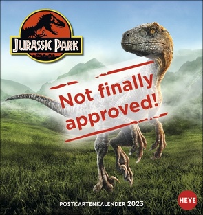 Jurassic World Postkartenkalender 2023 von Heye