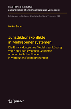 Jurisdiktionskonflikte in Mehrebenensystemen von Sauer,  Heiko