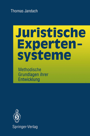 Juristische Expertensysteme von Jandach,  Thomas