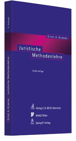 Juristische Methodenlehre von Kramer,  Ernst A.