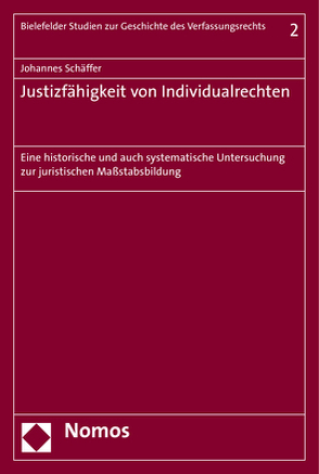 Justizfähigkeit von Individualrechten von Schäffer,  Johannes