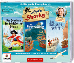 Käpt’n Sharky – Die große Piratenbox (3 CDs) von Langreuter,  Jeremy, Langreuter,  Jutta, Neuendorf,  Silvio, Prahl,  Axel