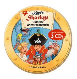 Käpt’n Sharkys wildeste Piratenabenteuer (3 CDs) von Bach,  Dirk, Bielfeldt,  Rainer, Langreuter,  Jutta, Neuendorf,  Silvio