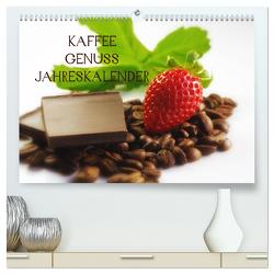 Kaffee Genuss Jahreskalender (hochwertiger Premium Wandkalender 2024 DIN A2 quer), Kunstdruck in Hochglanz von Riedel,  Tanja