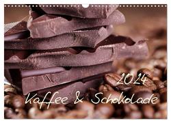 Kaffee & Schokolade (Wandkalender 2024 DIN A3 quer), CALVENDO Monatskalender von Schwarz,  Nailia