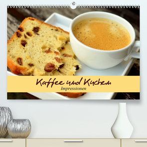 Kaffee und Kuchen. Impressionen (Premium, hochwertiger DIN A2 Wandkalender 2021, Kunstdruck in Hochglanz) von Stanzer,  Elisabeth