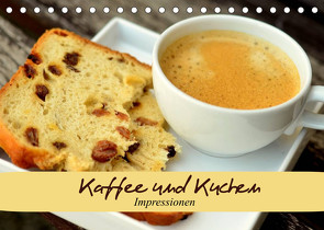 Kaffee und Kuchen. Impressionen (Tischkalender 2022 DIN A5 quer) von Stanzer,  Elisabeth