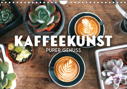 Kaffeekunst – Purer Genuss (Wandkalender 2023 DIN A4 quer) von SF