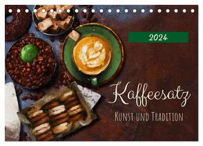 Kaffeesatz – Kunst und Tradition (Tischkalender 2024 DIN A5 quer), CALVENDO Monatskalender von Frost,  Anja