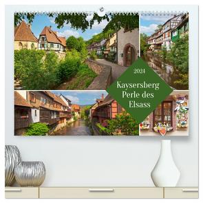 Kaisersberg Perle des Elsass (hochwertiger Premium Wandkalender 2024 DIN A2 quer), Kunstdruck in Hochglanz von Ziemer,  Astrid