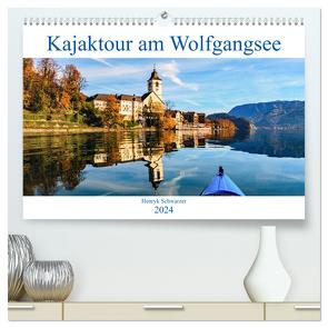 Kajaktour am Wolfgangsee (hochwertiger Premium Wandkalender 2024 DIN A2 quer), Kunstdruck in Hochglanz von Schwarzer,  Henryk