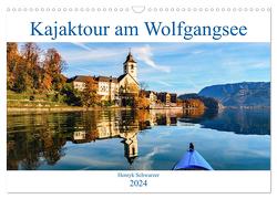 Kajaktour am Wolfgangsee (Wandkalender 2024 DIN A3 quer), CALVENDO Monatskalender von Schwarzer,  Henryk