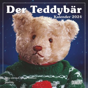 Der Teddybär 2024 – Broschürenkalender – Wandkalender – Format 30 x 30 cm