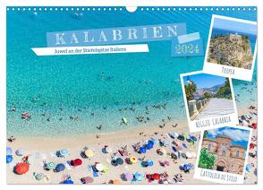 Kalabrien – Juwel an der Stiefelspitze Italiens (Wandkalender 2024 DIN A3 quer), CALVENDO Monatskalender von Meyer,  Dieter