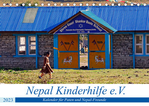 Kalender 2023 der Nepal Kinderhilfe e.V. (Tischkalender 2023 DIN A5 quer) von Range,  Nicolle