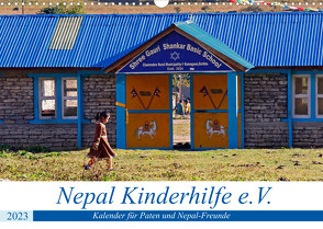 Kalender 2023 der Nepal Kinderhilfe e.V. (Wandkalender 2023 DIN A3 quer) von Range,  Nicolle