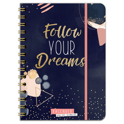 Kalender 2024 „Follow Your Dreams“ Terminplaner Ringbuch 2024