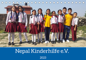 Kalender der Nepal Kinderhilfe e.V. (Tischkalender 2023 DIN A5 quer) von Range,  Nicolle