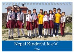 Kalender der Nepal Kinderhilfe e.V. (Tischkalender 2024 DIN A5 quer), CALVENDO Monatskalender von Range,  Nicolle