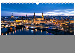 Kalender Dresden Luftaufnahmen 2024 von Schubert,  Peter