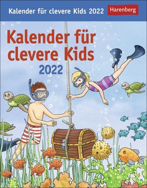 Kalender für clevere Kids Kalender 2022 von Ahlgrimm,  Achim, Harenberg, Huhnold,  Thomas, Kleicke,  Christine