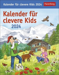 Kalender für clevere Kids Tagesabreißkalender 2024 von Thomas Huhnold,  Christine Kleicke