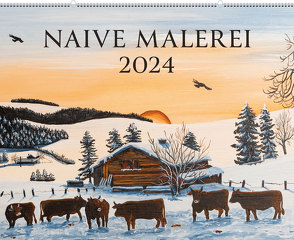 Kalender Naive Malerei 2024 von Regez,  Ursula