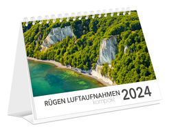 Kalender Rügen Luftaufnahmen kompakt 2024 von Schubert,  Peter