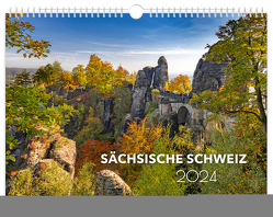 Kalender Sächsische Schweiz 2024 von Schubert,  Peter