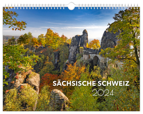 Kalender Sächsische Schweiz 2024 von Schubert,  Peter