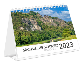 Kalender Sächsische Schweiz kompakt 2023 von Schubert,  Peter