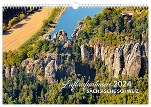 Kalender Sächsische Schweiz Luftaufnahmen 2024 von Schubert,  Peter