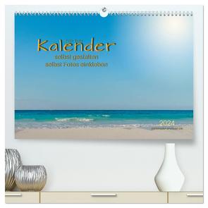 Kalender – selbst gestalten, Fotos selbst einkleben (hochwertiger Premium Wandkalender 2024 DIN A2 quer), Kunstdruck in Hochglanz von Roder,  Peter