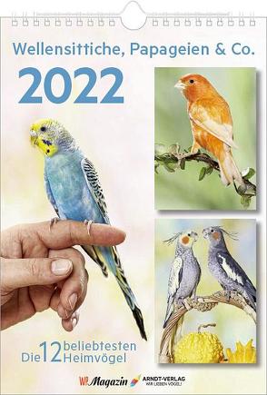 Kalender Wellensittiche, Papageien & Co 2022
