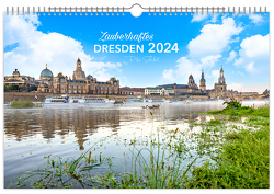 Kalender Zauberhaftes Dresden 2024 von Schubert,  Peter