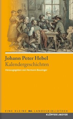 Kalendergeschichten von Bausinger,  Hermann, Hebel,  Johann Peter