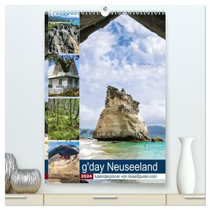 Kalenderplaner g’day Neuseeland 2024 (hochwertiger Premium Wandkalender 2024 DIN A2 hoch), Kunstdruck in Hochglanz von Bergwitz,  Uwe